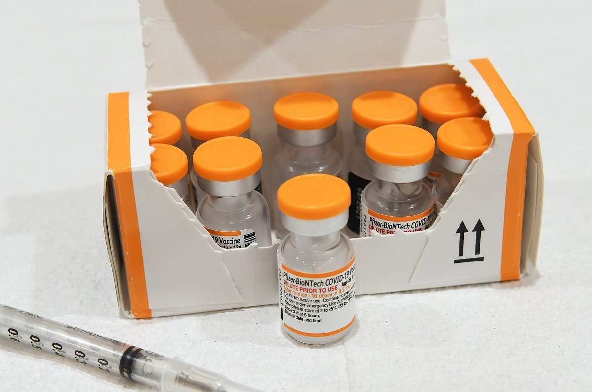 Pfizer/BioNTech vakcīna, kas paredzēta bērnu vakcinācijai.