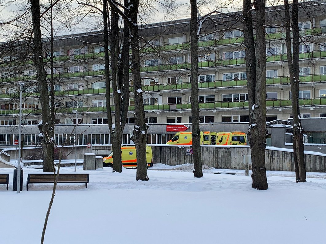 Больница Страдиня. Зима 2021 года