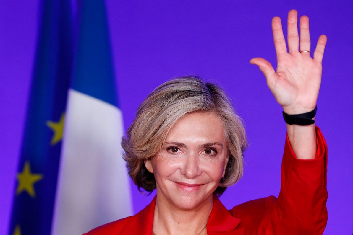 Francijas republikāņu izvirzītā prezidenta amata kandidāte Valērija Pekresa