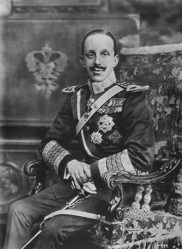 Spānijas karalis Alfonso XIII 1916. gadā