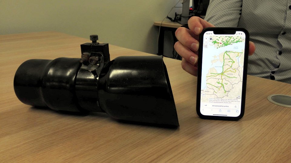 Сенсор для оценки состояния дороги и мобильное приложение