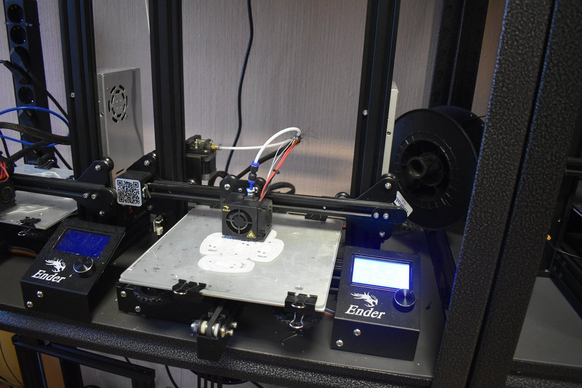 3D printing machine used by Edgars Dimants