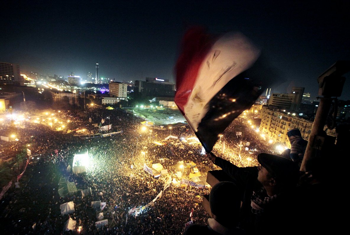 Arābu pavasaris Ēģiptē. 2012. gada 25. janvāris.