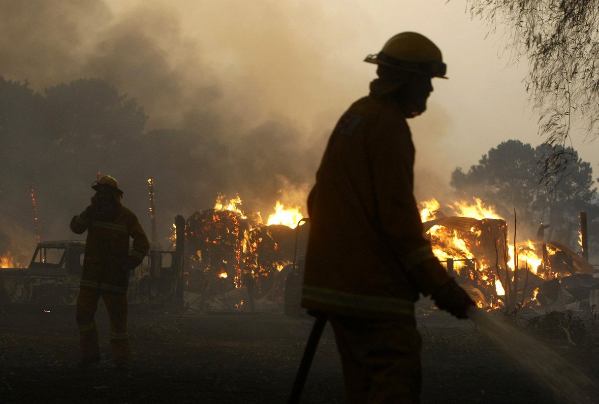 Savvaļas ugunsgrēks Viktorijas štatā Austrālijā. 2009. gads.