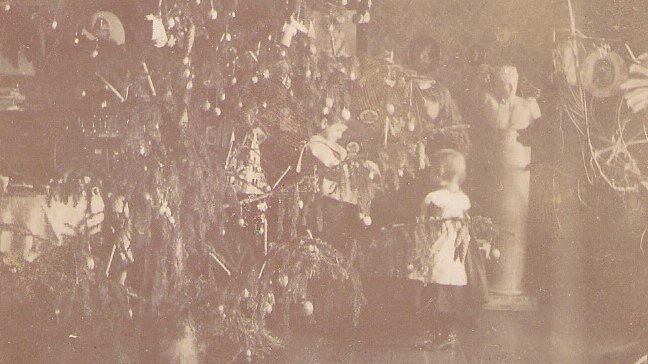 Grosvaldu ģimenes Ziemassvētku eglīte 1900. gadā