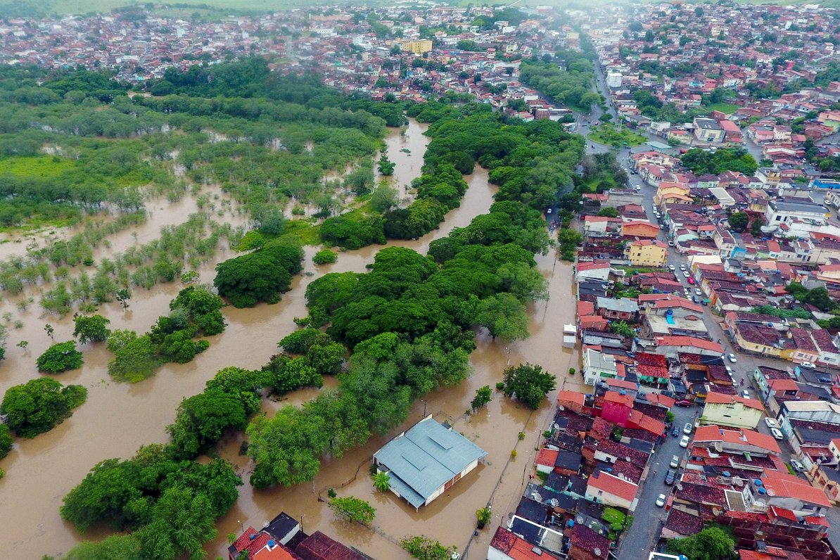 Lietavu izraisītie plūdi Brazīlijā