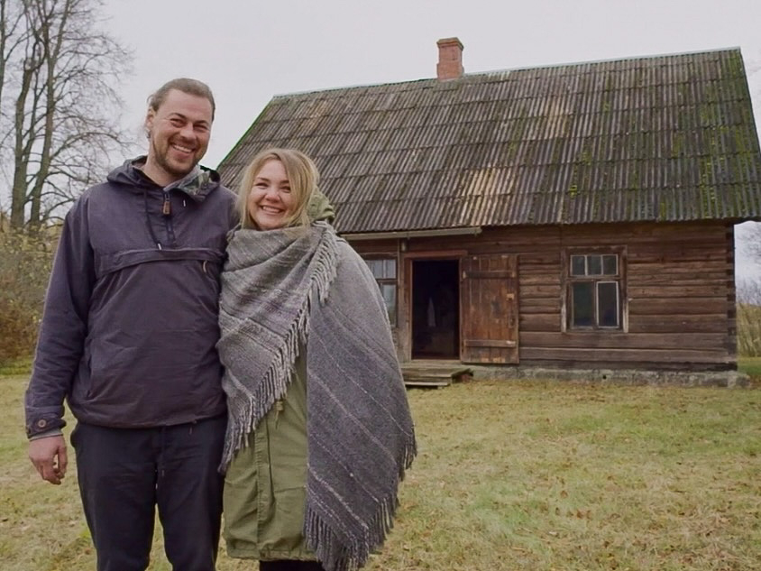 Lauku viensētu iedzīvinātāji Kaspars Blīgzna un Linda Vanaga