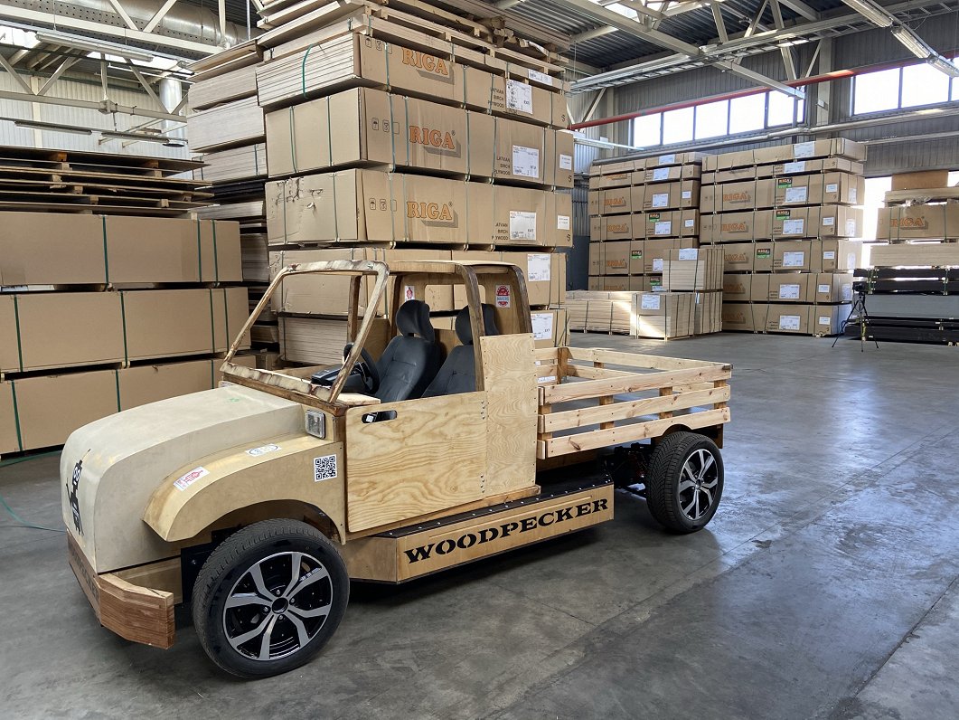 Woodpecker wooden vehicle project