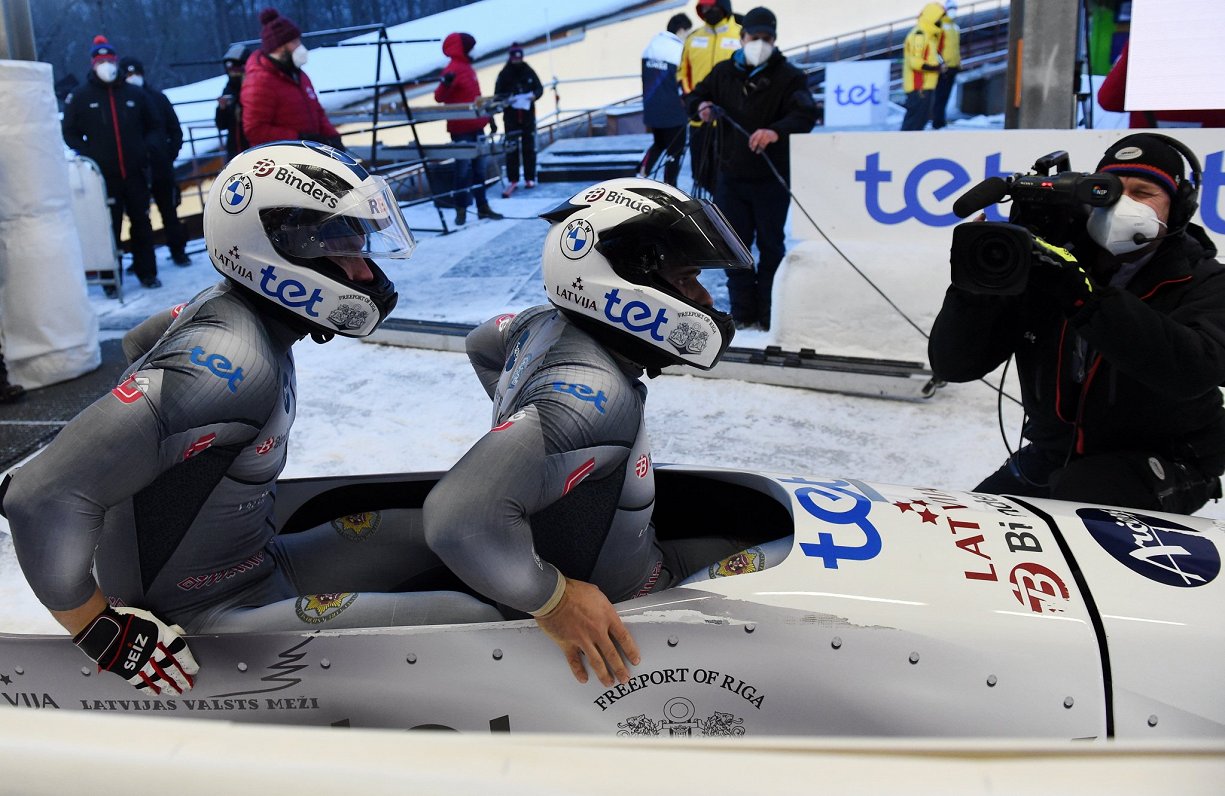 Pasaules kausa posms bobslejā vīriešiem Siguldas trasē