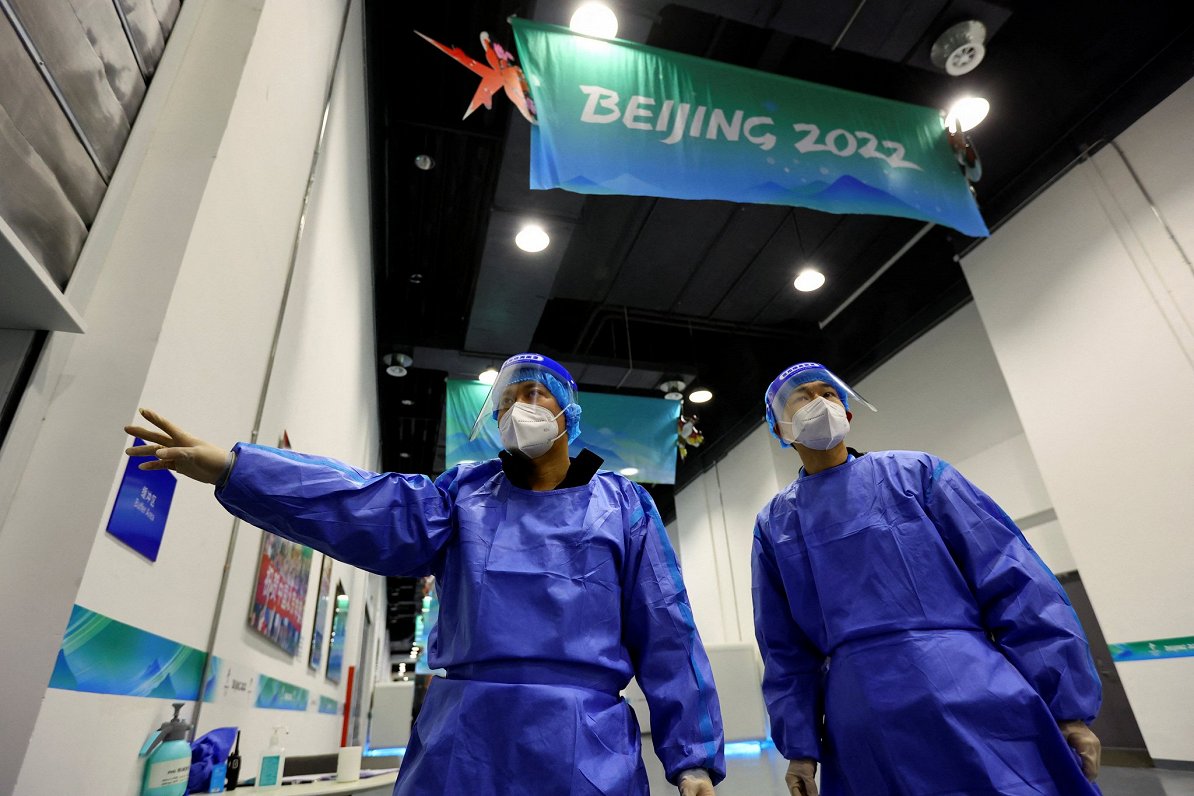 Gatavojoties olimpiskajām spēlēm, Pekinā tiek veikti dezinfekcijas pasākumi