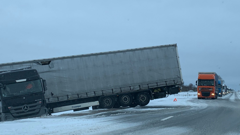 Авария в Латвии на Бауском шоссе.