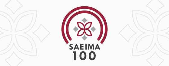 Saeima centenary logo