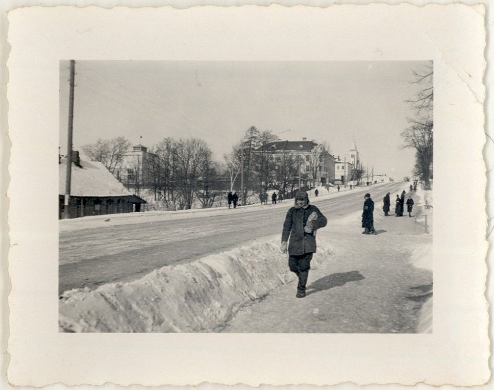 Atbrīvošanas aleju Rēzeknē, 1941.–1942. gada ziema