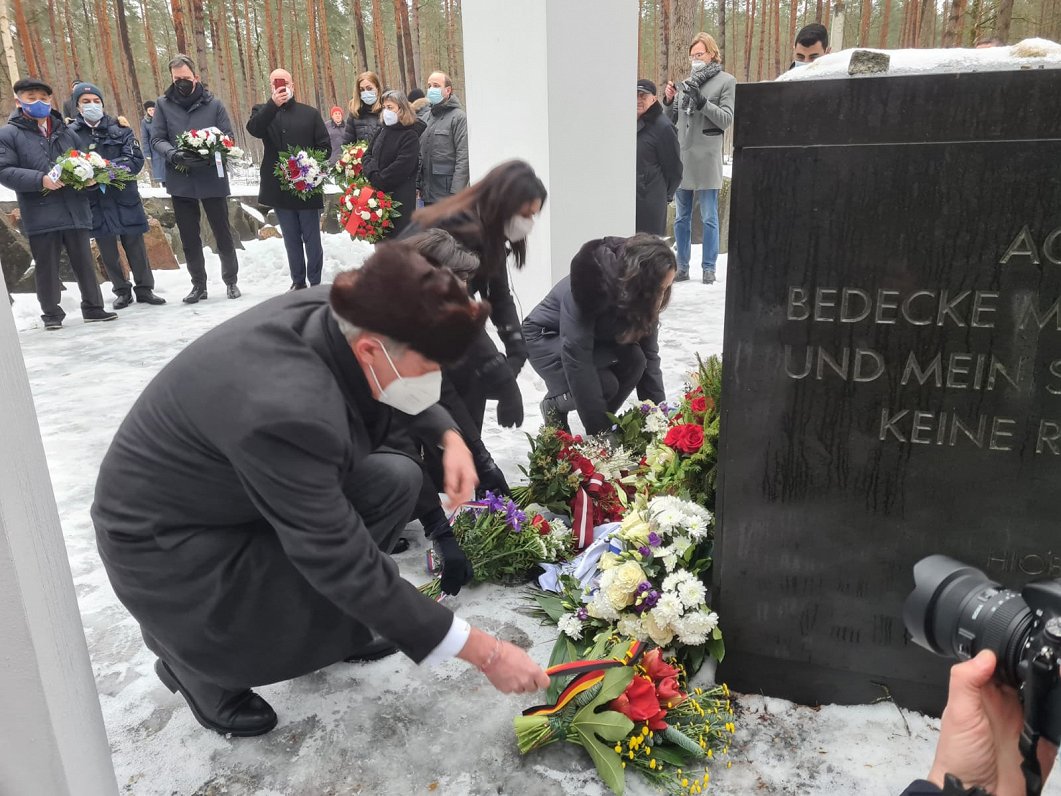 Holokausta piemiņas diena, Rīgā, Biķernieku memoriālā