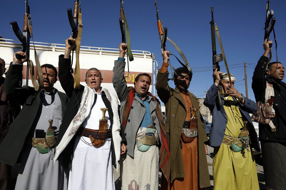 Hutiešu kaujinieki Jemenā