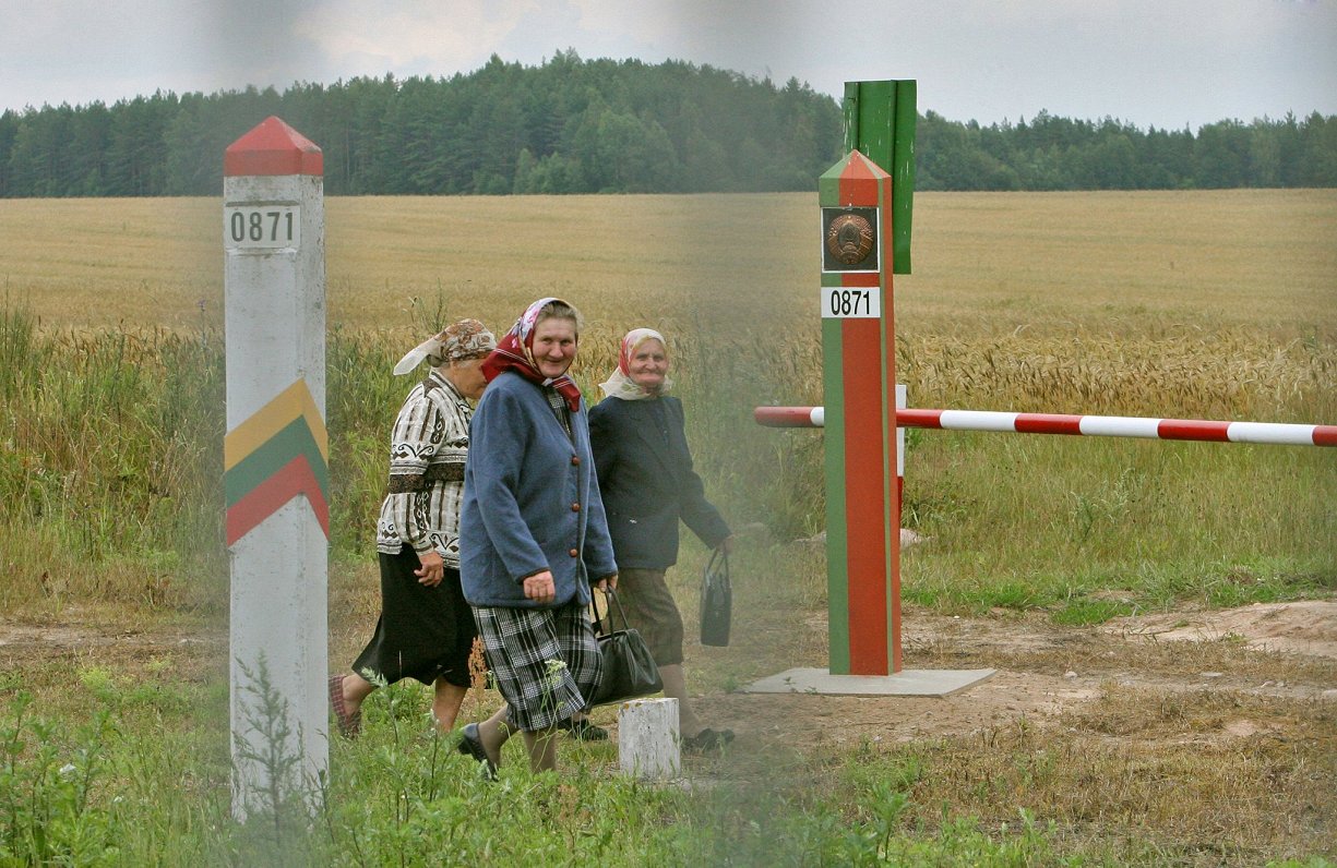 Lietuvas un Baltkrievijas robeža. Attēls ilustratīvs