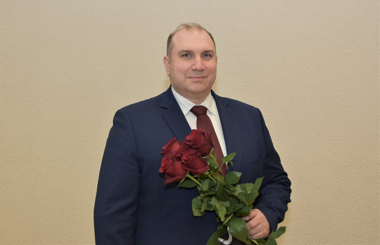 Jaunievēlētais Jelgavas novada domes priekšsēdētājs Madars Lasmanis