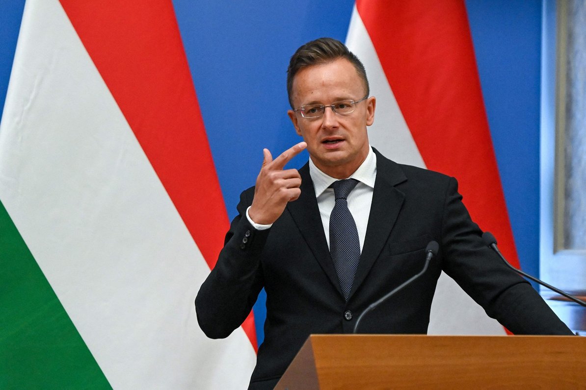 Ungārijas ārlietu ministrs Pēters Sījārto