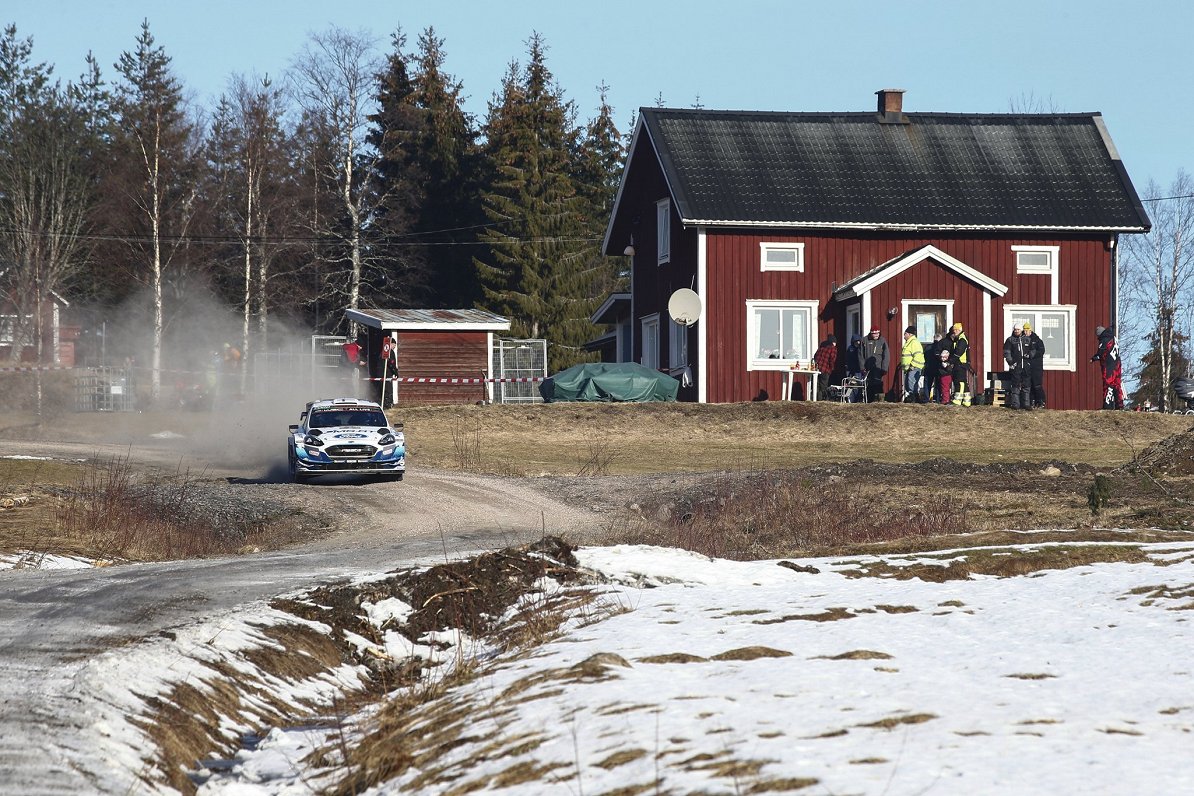Nepieredzēti mazais sniega daudzums Zviedrijas WRC posma laikā. 2020. gads.