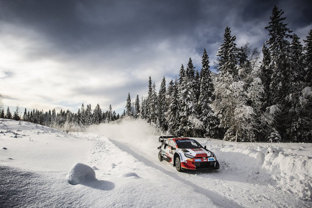 Rovanpera/Haltunens 2022. gada Zviedrijas WRC posmā.