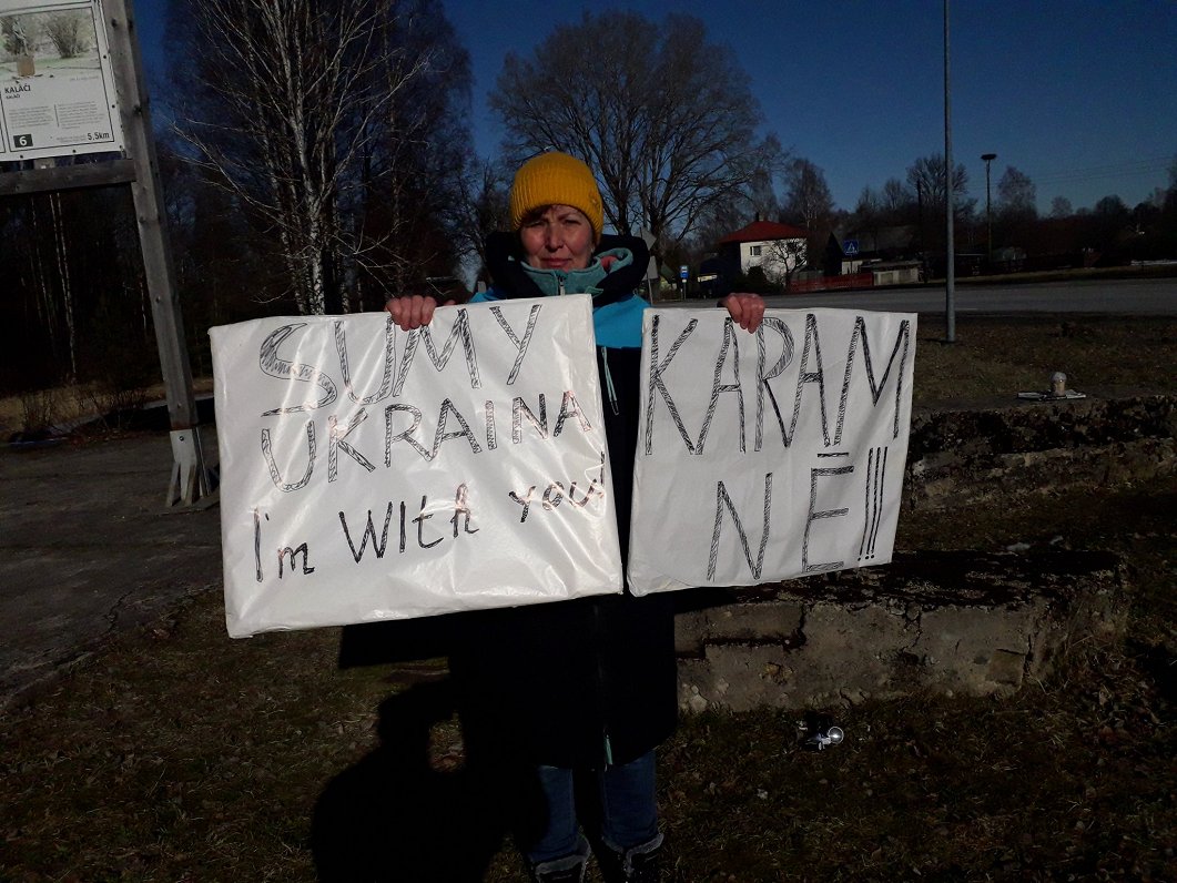 Natālija protests in Liepa