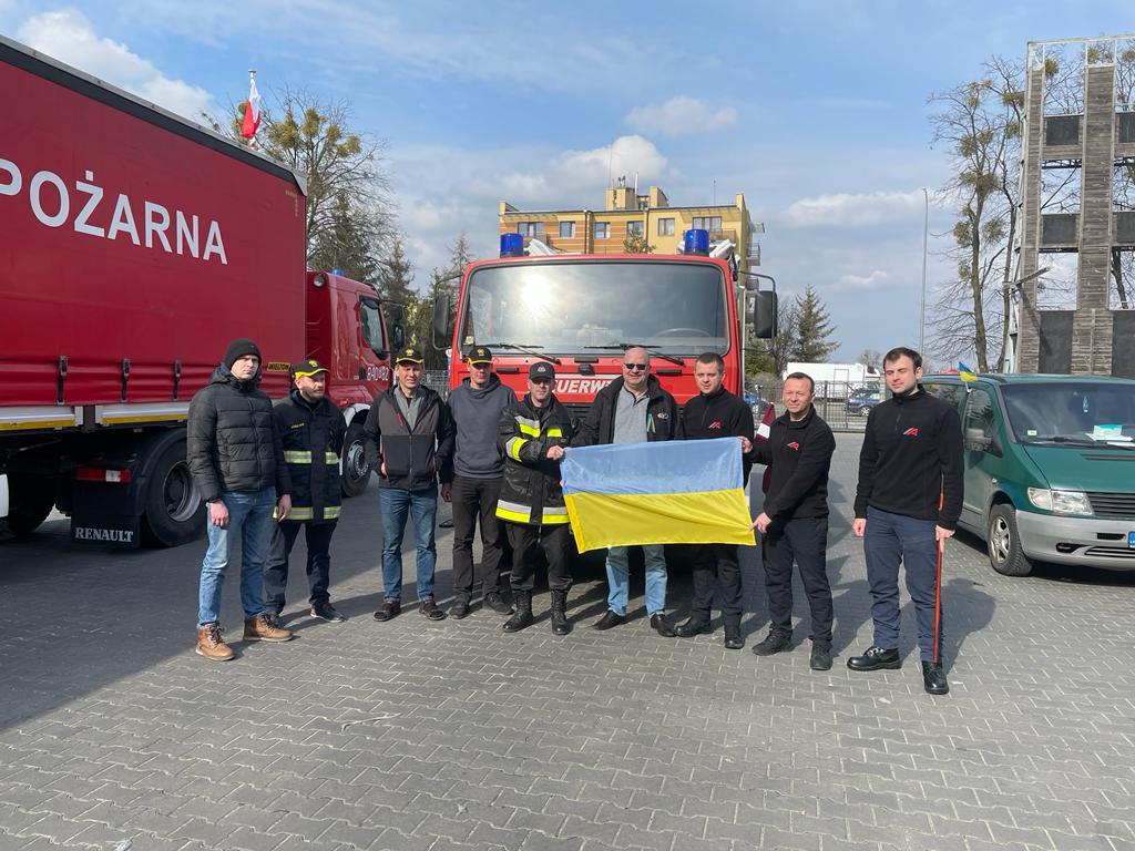 Valkas novads Ukrainai ziedo ugunsdzēsības auto