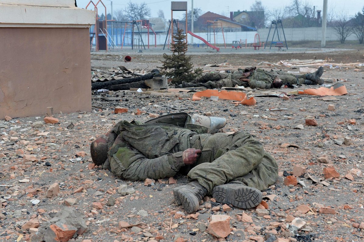 Krievijas karavīri, kas krituši, mēģinot ieņemt Ukrainas pilsētu Harkivu