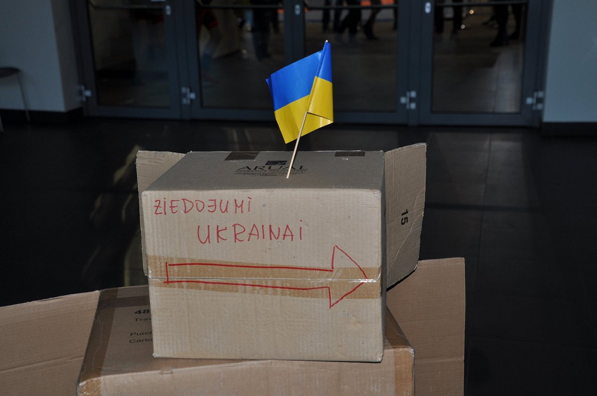 Saziedoti 7,5 miljoni eiro, Ukrainā līdz šim piegādāts 41 humānās palīdzības sūtījums / raksts