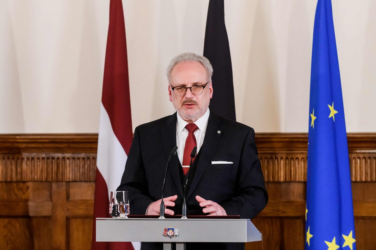 Latvijas valsts prezidents Egils Levits.