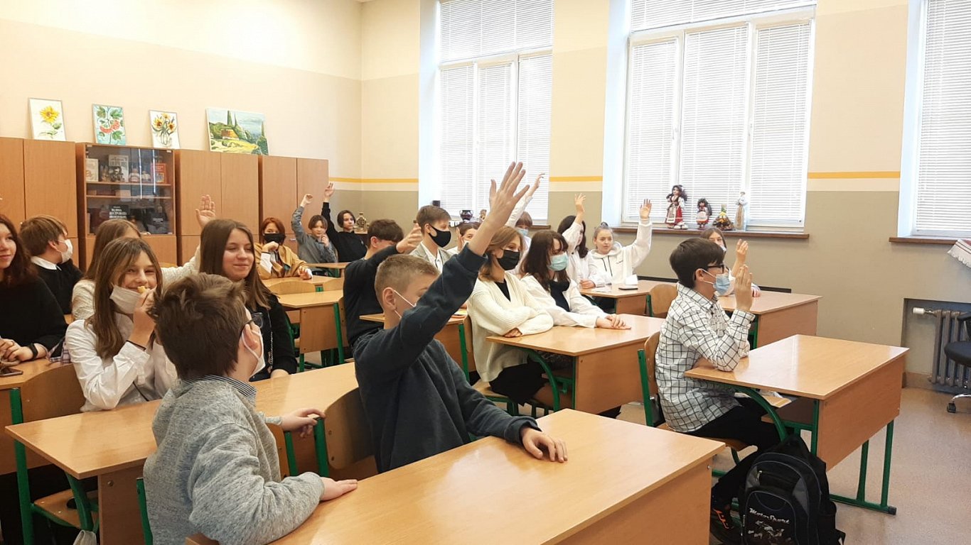 Mācību uzsākšana Rīgas Ukraiņu vidusskolā.
