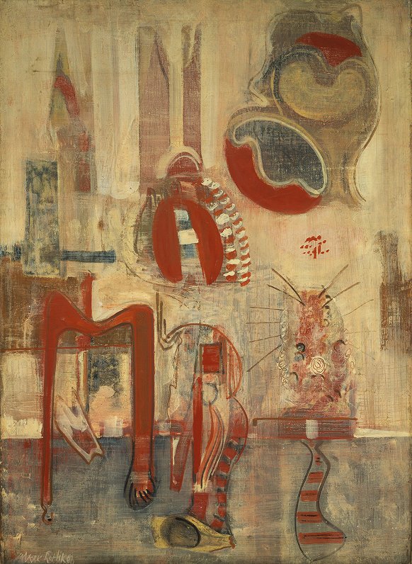 Marks Rotko. “Svētnīca Karnakā”, 1946 (Kristofera Rotko kolekcija)