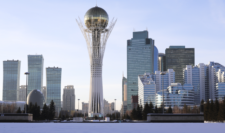 Kazahstānas galvaspilsēta Nursultana.