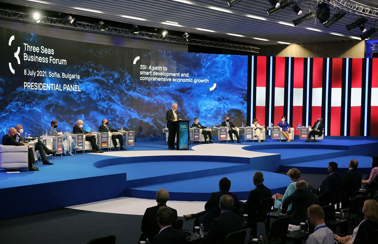 President Egils Levits speaks at Three Seas Initiative summit in Bulgaria