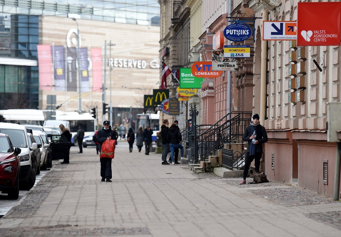 Merķeļa iela Rīgā (2022. gada februārī)