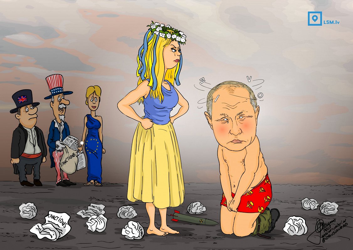 Nedēļas karikatūra: Putins pārrēķinājies?