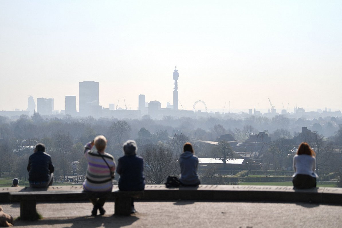 Gaisa piesārņojums Londonā. 2022. gada marts.