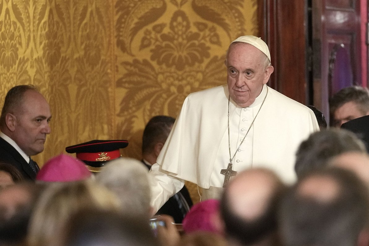 Romas pāvests Francis viesojās Maltā. 2022. gada aprīlis.