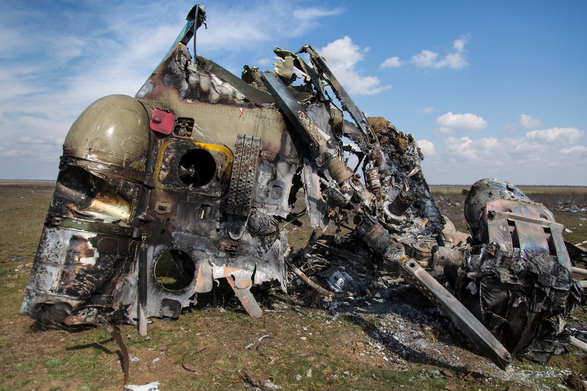 Сбитие российского самолета. Подбитые украинские вертолеты.