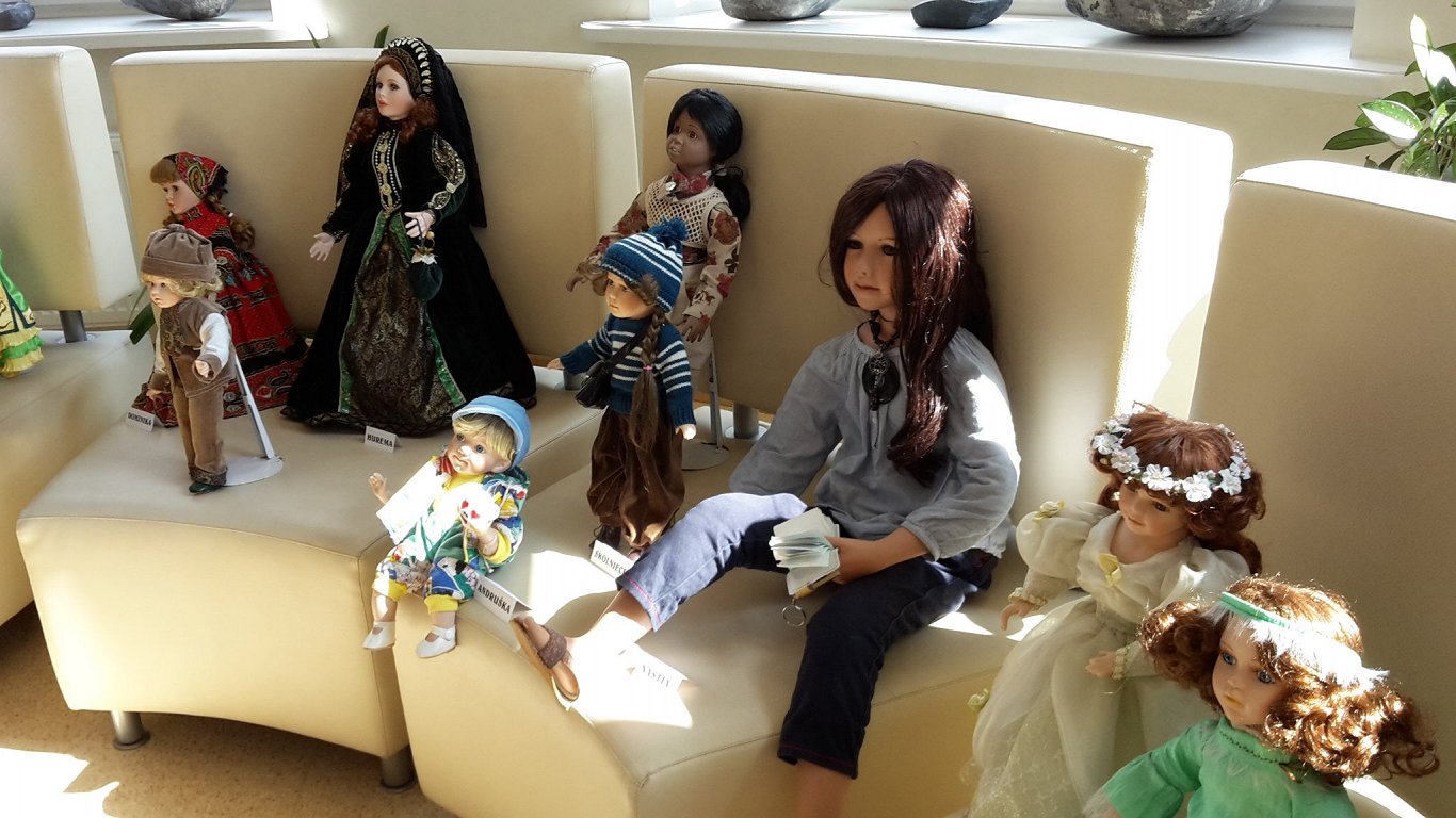 Кукольная выставка — первая «персоналка» даугавпилсской мастерицы Светланы Ниловой