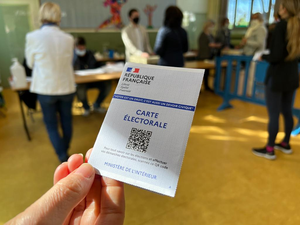 Francijas prezidenta vēlēšanu biļetens