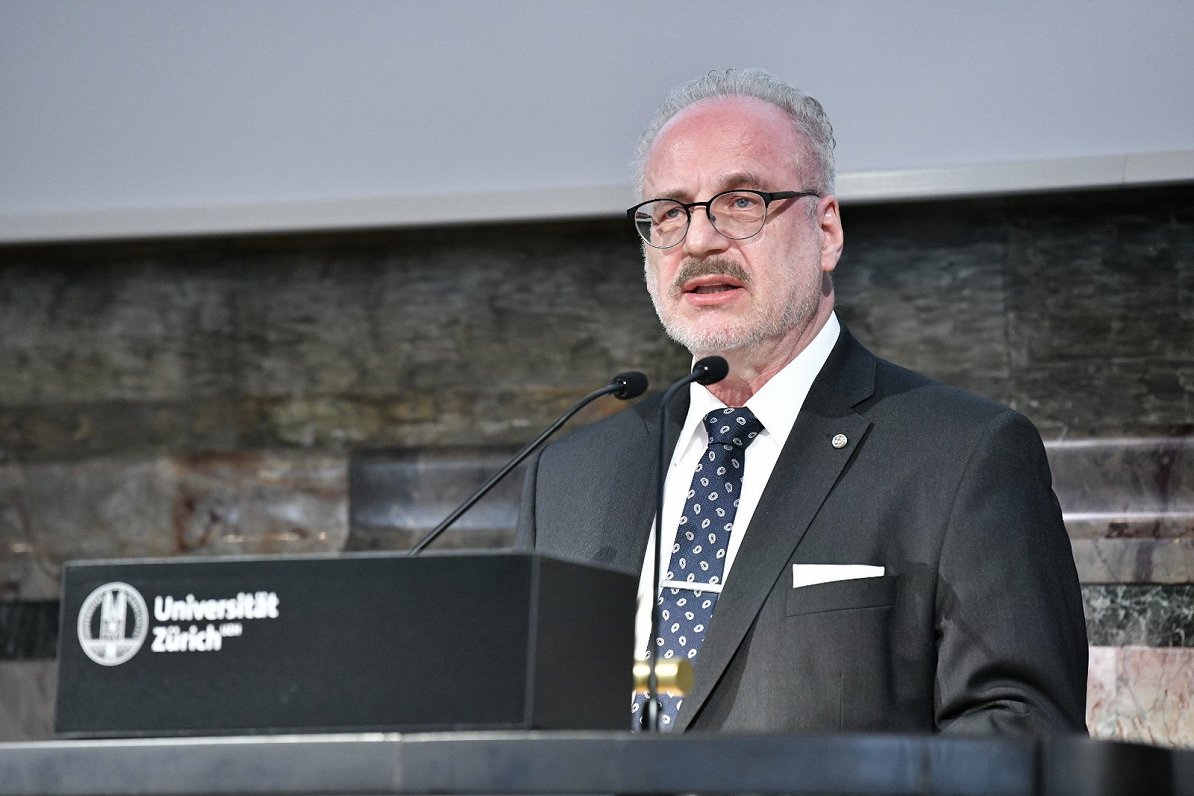 President Egils Levits delivers annual 'Churchill lecture' in Zurich