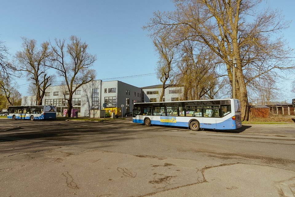 Rīgas Autobusi Kijivai - izbraukšana