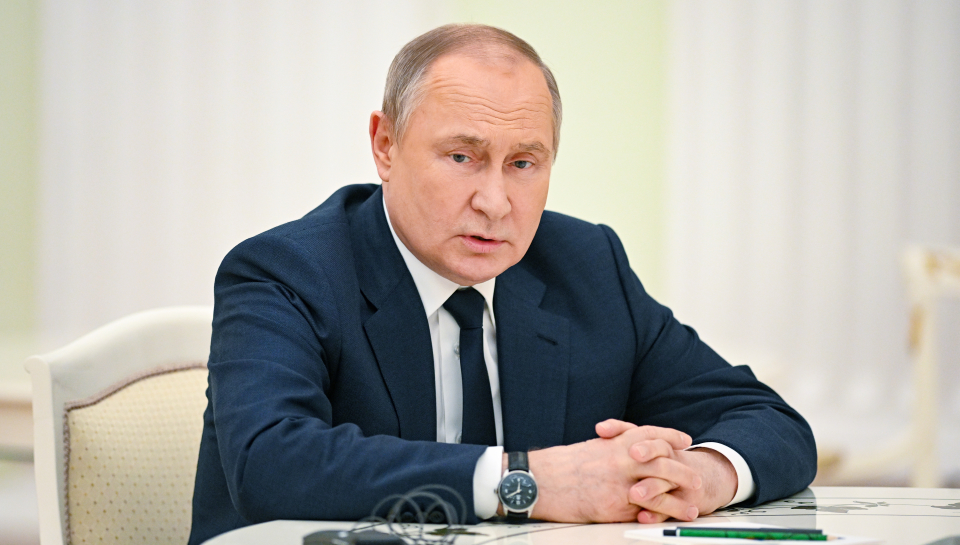 Krievijas prezidents Vladimirs Putins. 2022. gada 26. aprīlis.
