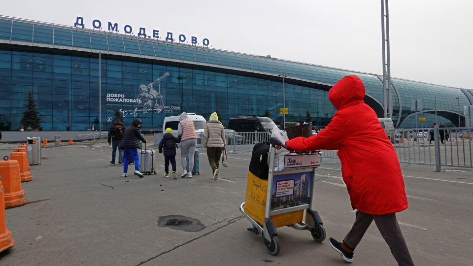 Maskavas Domodedovo lidosta. 2022. gada aprīlis.