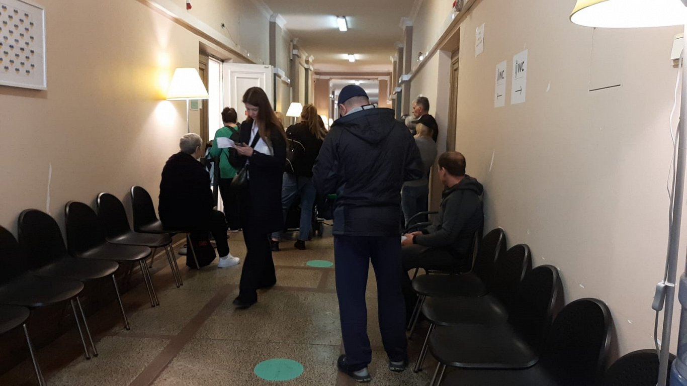 Центр поддержки украинских беженцев в Риге.