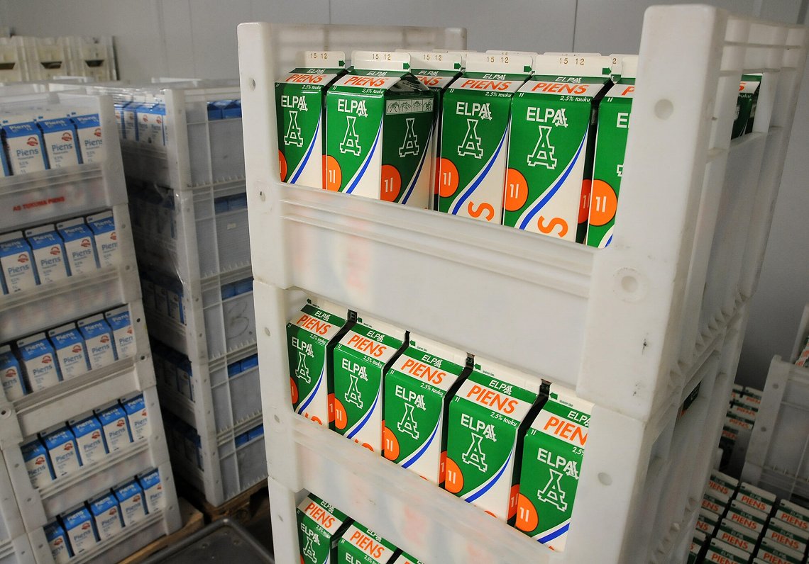 Piena pārstrādes uzņēmuma SIA &quot;Elpa&quot; produkcija.