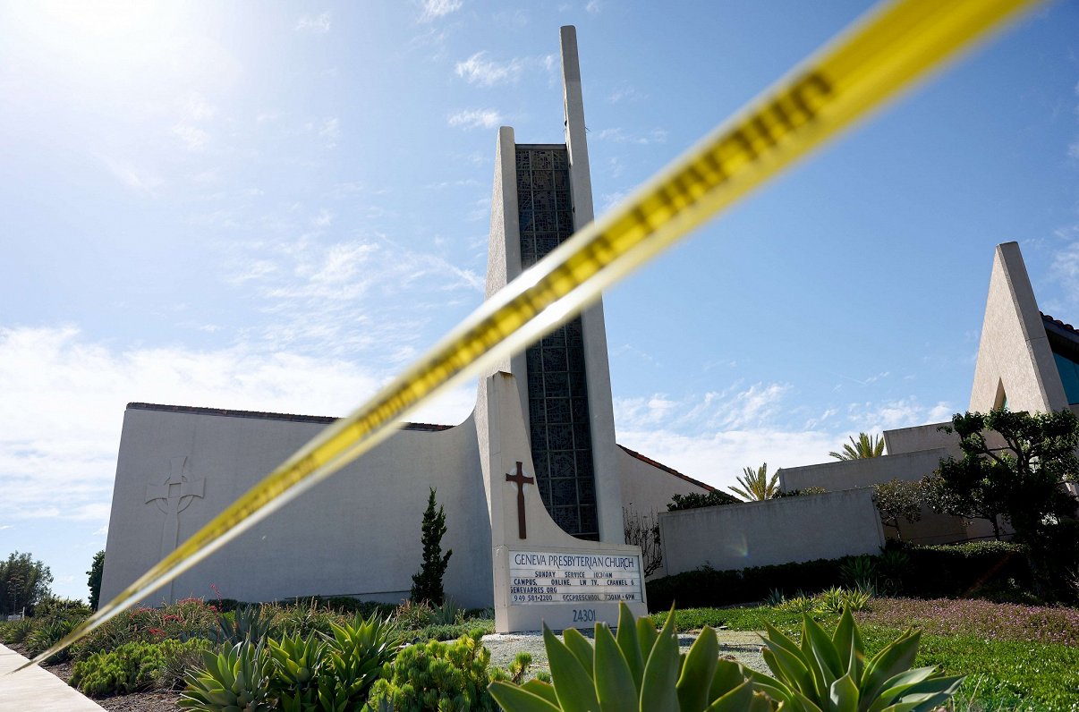 Prezbiterāņu baznīca Kalifornijā, kur notika apšaude (15.05.2022)