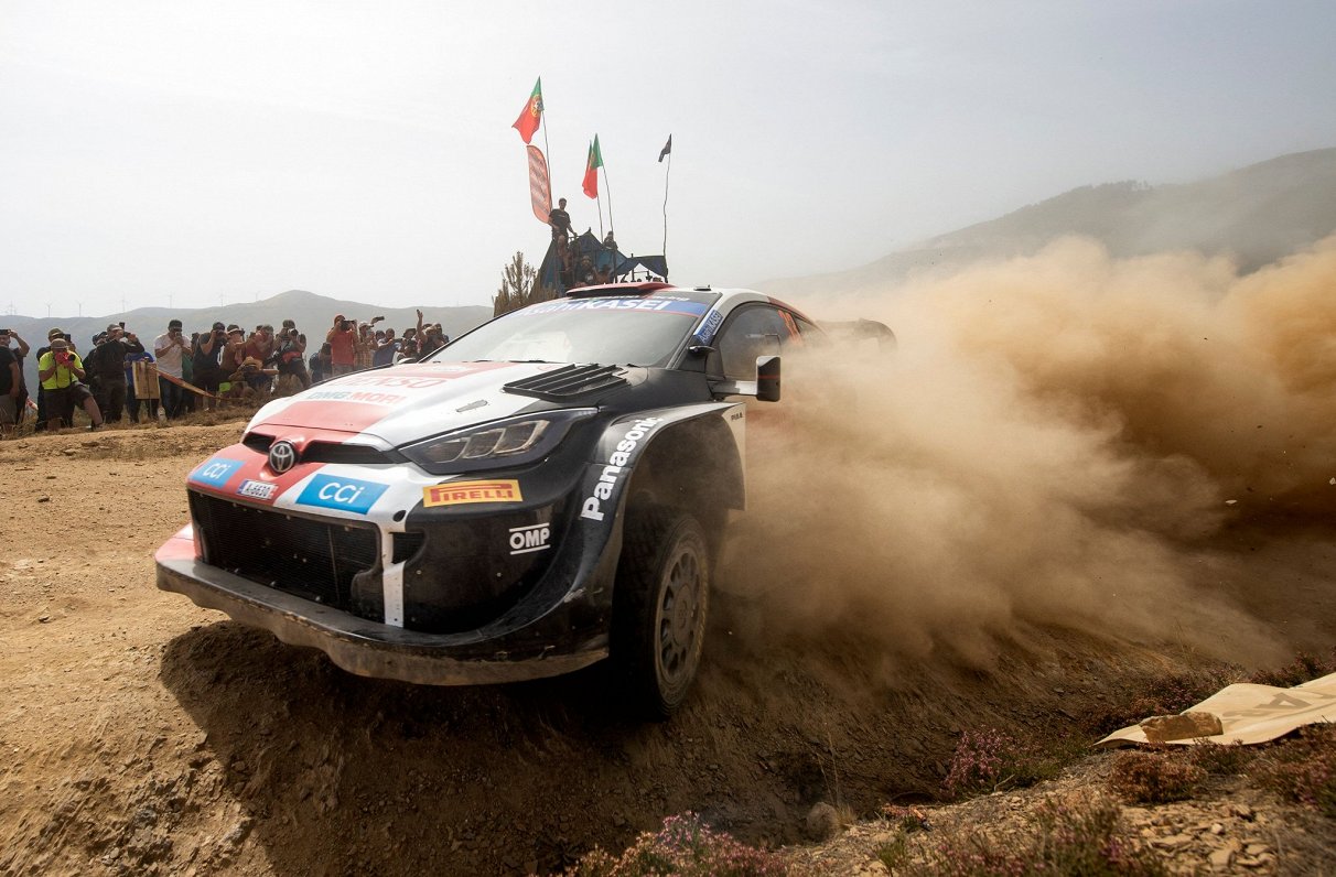 Elfins Evanss 2022. gada Portugāles WRC posmā.