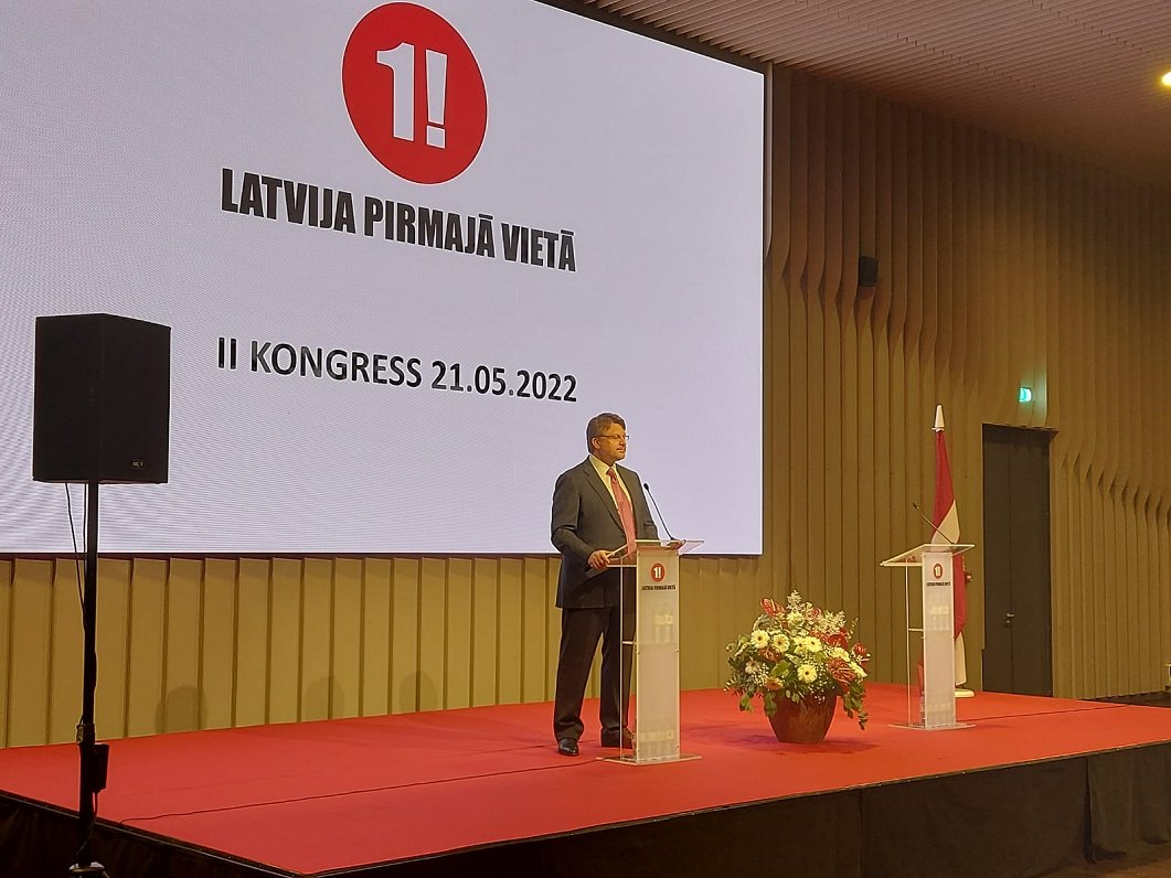 Partijas &quot;Latvija pirmajā vietā&quot; kongress, 21.05.2022.