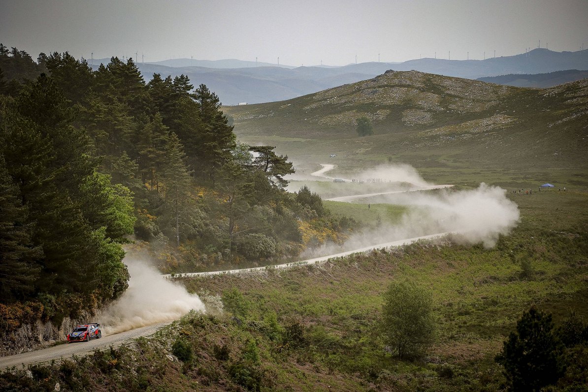 Ots Tanaks 2022. gada Portugāles WRC posmā.